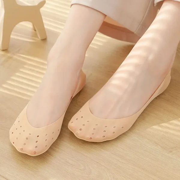 Mouth Ankle Socks Hosiery Sock Slippers Ice Silk Socks - Image 4