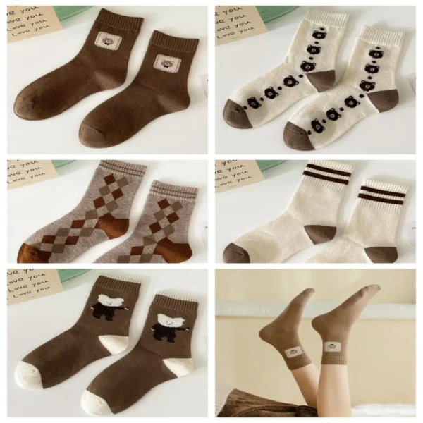 College Style Hosiery Warm Korean Socks - Image 2