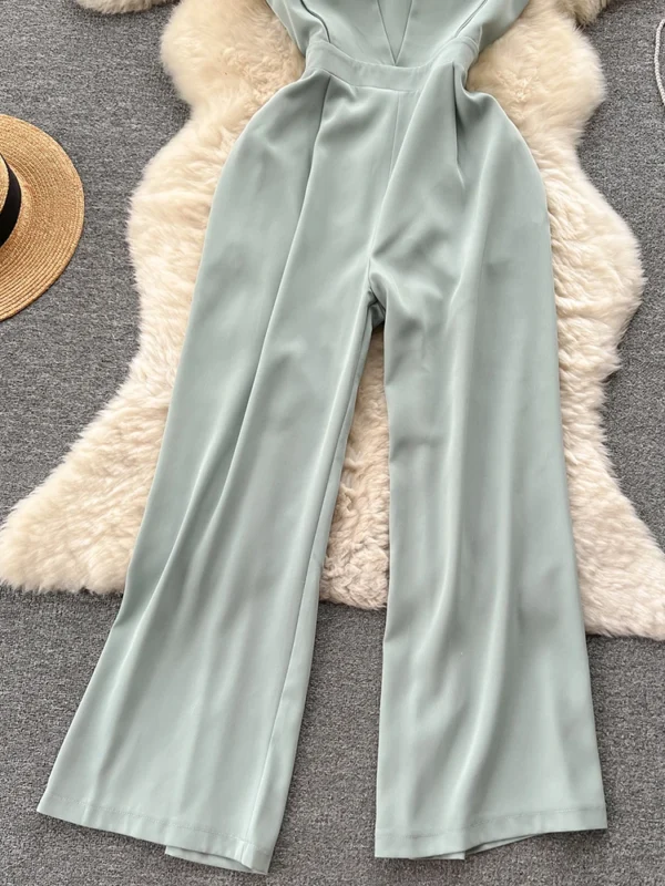 Elegant Style Comfy Jumpsuit Square Collar Jumpsuits - Image 4