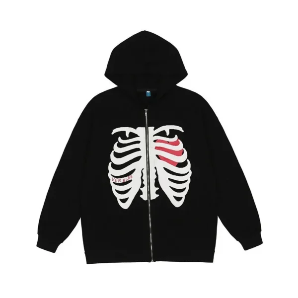 Gothic Sweatshirts Printed Sweatshirt Hooded Sweatshirt - Image 6