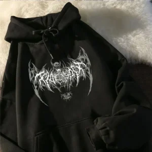 Women's Gothic Sweatshirts Hoodie Printed Sweatshirt