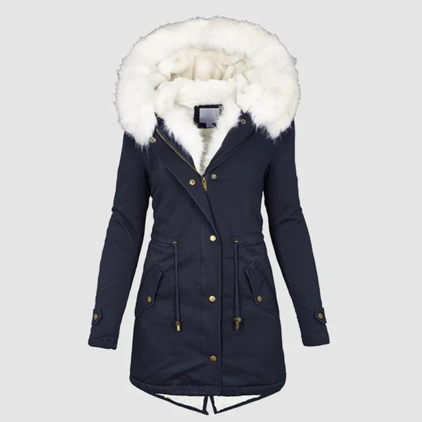 Plus Size Women'S Winter Coats With Hood Vintage Fur Jacket - Image 11