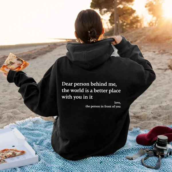 Oversized Baggy Hoodie Pullover Hooded Printed Sweatshirt