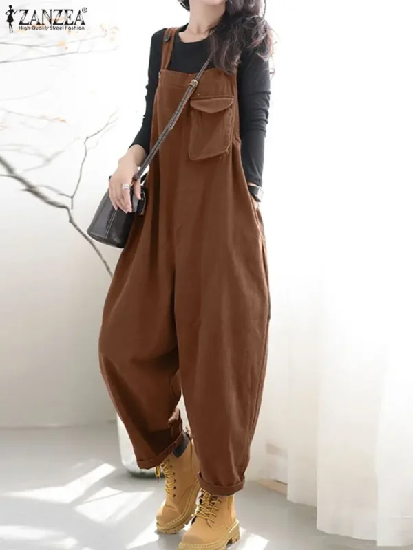 Casual Jumpsuits Overalls Oversized Baggy Jumpsuit - Image 3