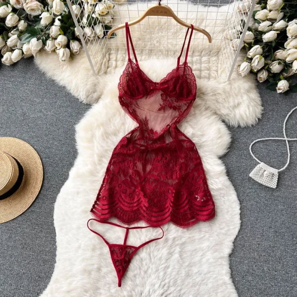 Sexy Night Dress Summer Straps Sleeveless Short Dress - Image 7