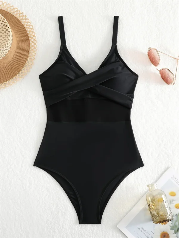 Sexy Elegant Bikini One-Piece Monokini Dress Bikini - Image 3