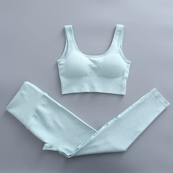 Women'S Seamless Yoga Suit Set 2/3/4 Pieces Gym Clothes - Image 40