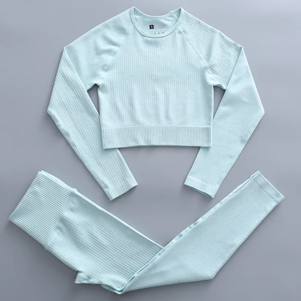 Women'S Seamless Yoga Suit Set 2/3/4 Pieces Gym Clothes - Image 30
