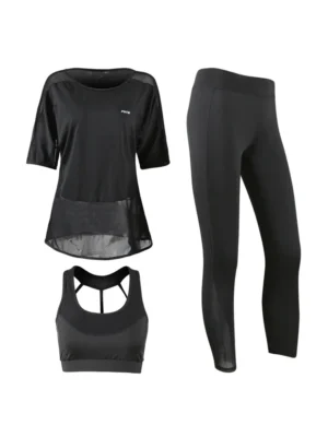 Women Trendy Track Suit Quick Drying Seamless Gym Clothes