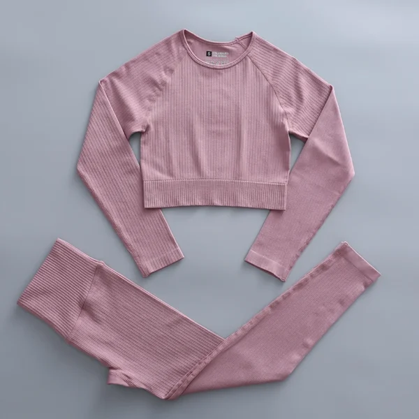 Women'S Seamless Yoga Suit Set 2/3/4 Pieces Gym Clothes - Image 21