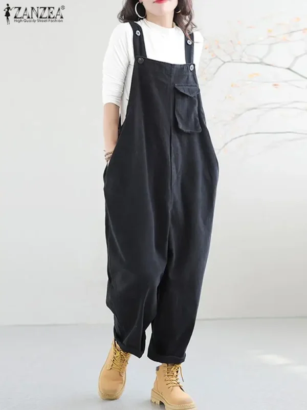 Casual Jumpsuits Overalls Oversized Baggy Jumpsuit - Image 4