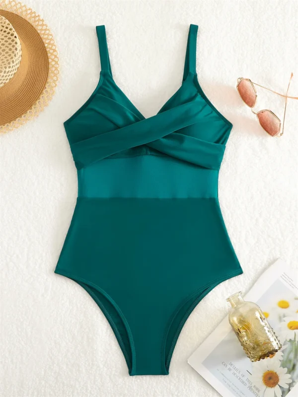 Sexy Elegant Bikini One-Piece Monokini Dress Bikini - Image 5