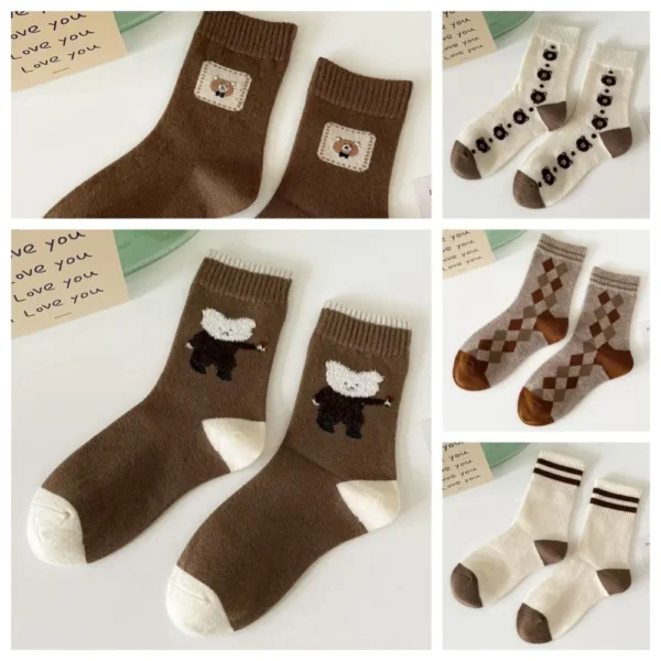 College Style Hosiery Warm Korean Socks - Image 3