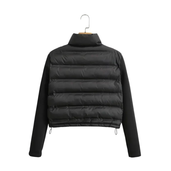 Woman'S Autumn Winter Vintage Fur Jacket Puffer Jacket - Image 2