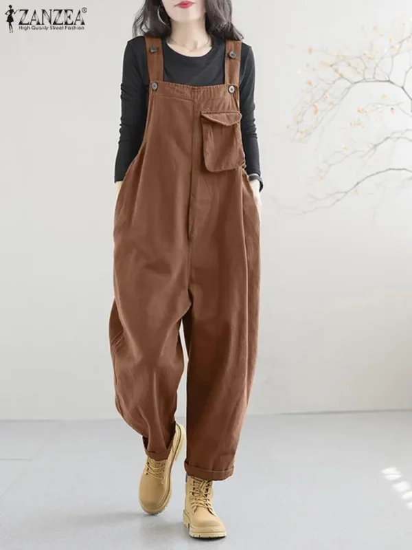 Casual Jumpsuits Overalls Oversized Baggy Jumpsuit - Image 2