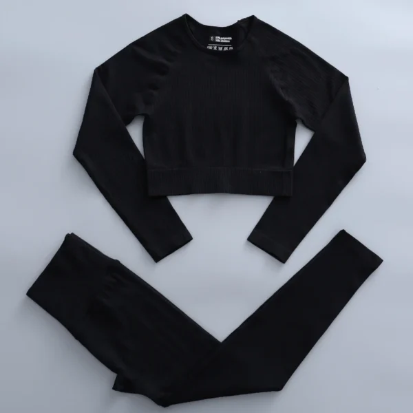 Women'S Seamless Yoga Suit Set 2/3/4 Pieces Gym Clothes - Image 27