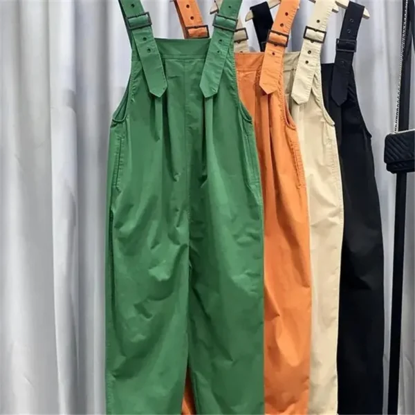 Women Baggy Jumpsuit Sleeveless Dungarees Comfy Jumpsuit - Image 2