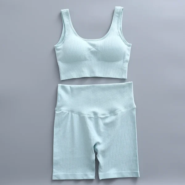 Women'S Seamless Yoga Suit Set 2/3/4 Pieces Gym Clothes - Image 24