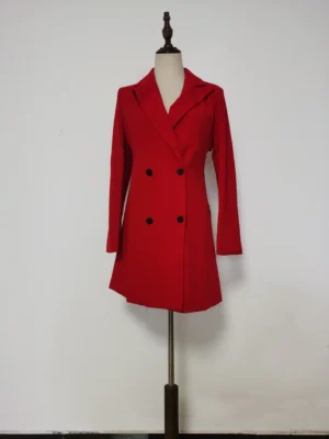 Women's Stylish Blazer For Ladies Double Breasted Casual blazer