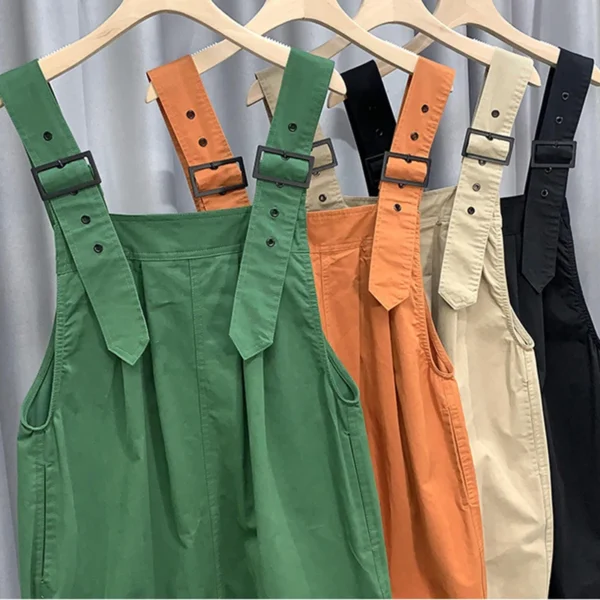 Women Baggy Jumpsuit Sleeveless Dungarees Comfy Jumpsuit - Image 6