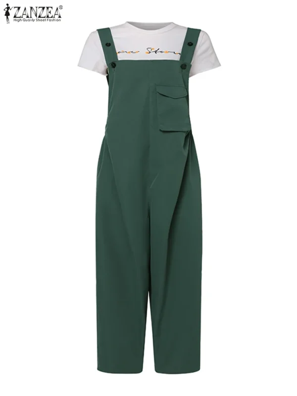 Casual Jumpsuits Overalls Oversized Baggy Jumpsuit - Image 5