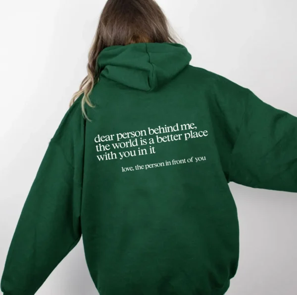 Oversized Baggy Hoodie Pullover Hooded Printed Sweatshirt - Image 7