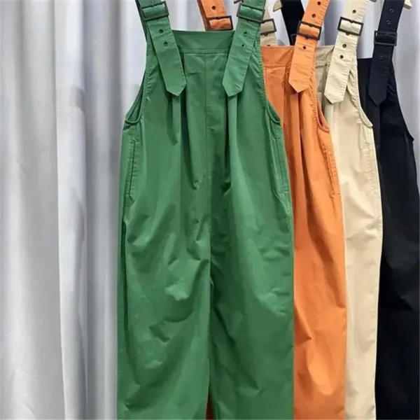 Women Baggy Jumpsuit Sleeveless Dungarees Comfy Jumpsuit