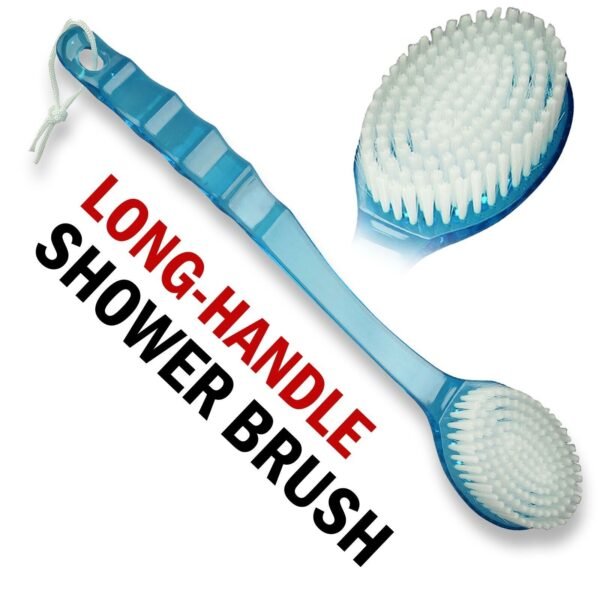 Body Shower Scrub Brush Long Handle Exfoliating Skin Brush
