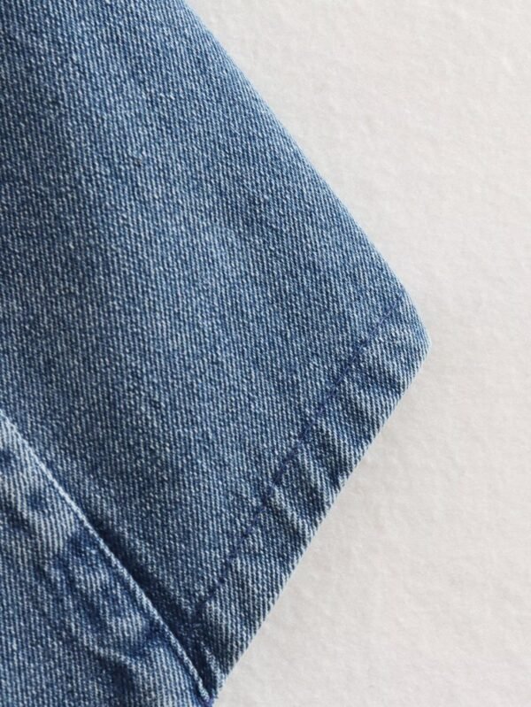 Fashionable Denim Top Waistcoat Vest Women - Image 5