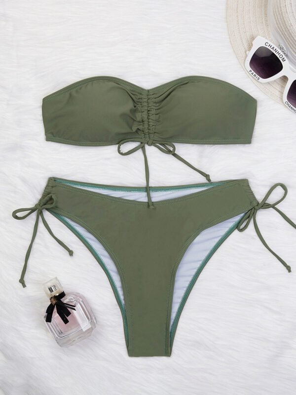 Drawstring Bikini Tube Bikini Summer Sexy Bikini - Image 4
