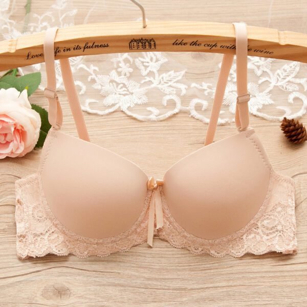 Bra Small Chest Gathered Up Bra With Underwire - Image 6