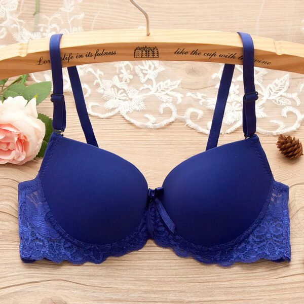 Bra Small Chest Gathered Up Bra With Underwire - Image 5
