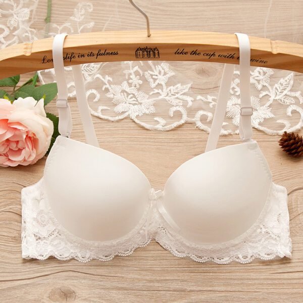 Bra Small Chest Gathered Up Bra With Underwire - Image 2