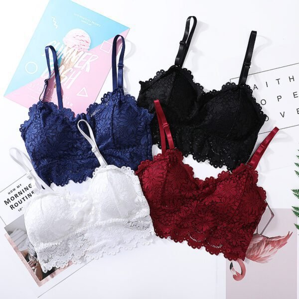 Lace Bra Beauty Strap Bra No Steel Ring Bra - Image 2
