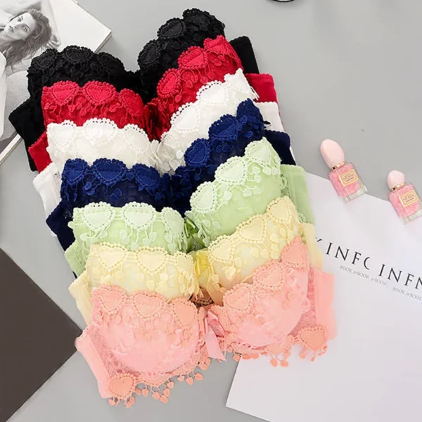 Women'S  Lace Bra Sexy Push Up Bra - Image 3