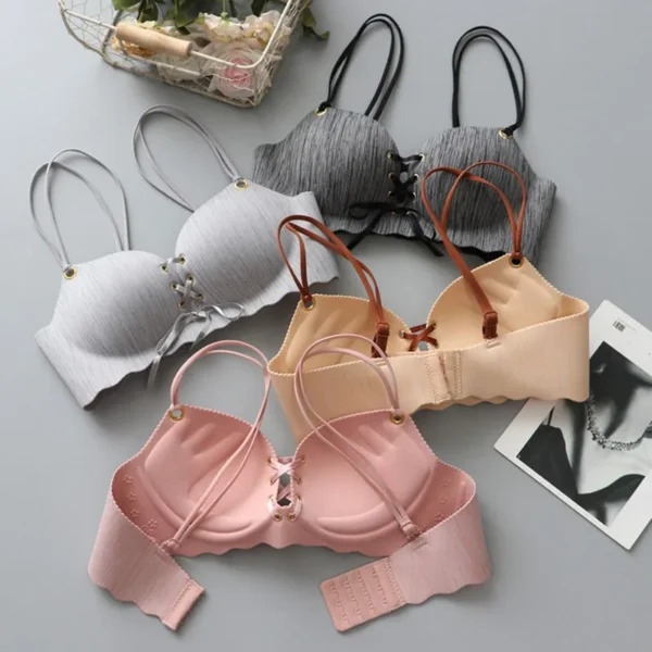 Women'S Sexy Push Up Bras Wire Free Seamless Sexy Bra - Image 3