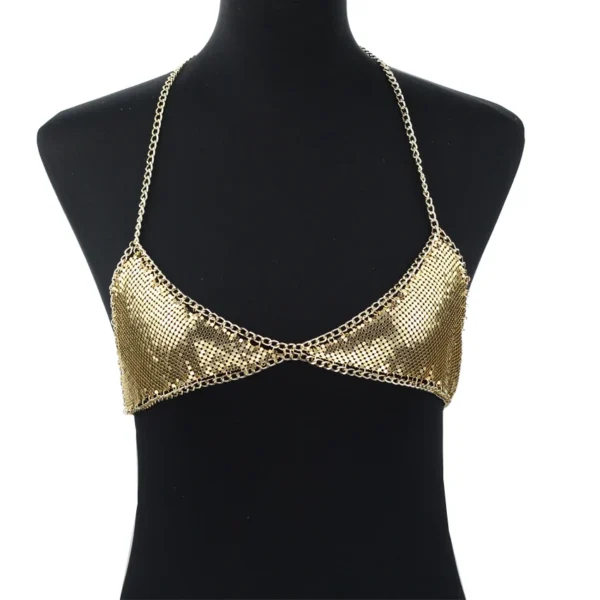 Women'S Sexy Bra Chain Metal Bra Chain - Image 2