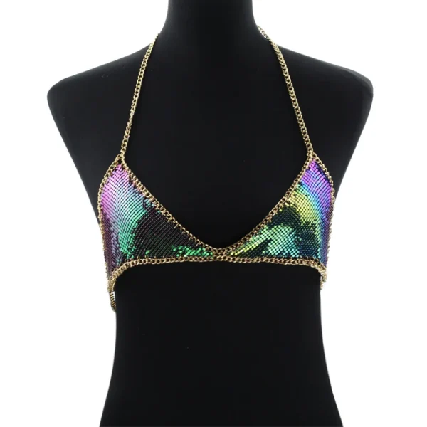 Women'S Sexy Bra Chain Metal Bra Chain - Image 10