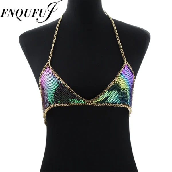 Women'S Sexy Bra Chain Metal Bra Chain