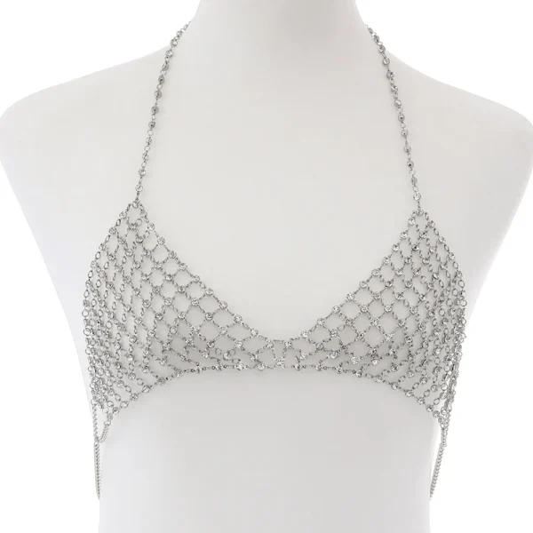 Sexy Bra Chain With Rhinestone Crystal Luxury Jewellery - Image 7