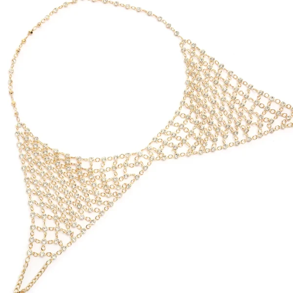Sexy Bra Chain With Rhinestone Crystal Luxury Jewellery - Image 5
