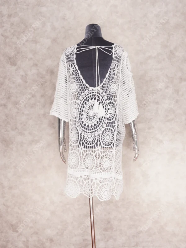 Women'S Beach Cover Up Sexy See Through Casual Beach Wear - Image 3