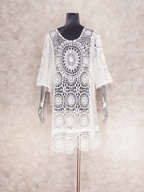 Women'S Beach Cover Up Sexy See Through Casual Beach Wear