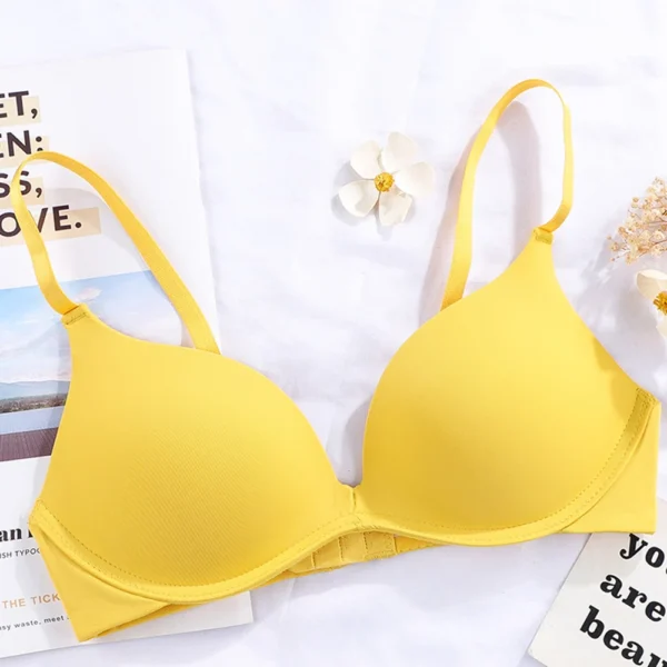 Women'S Wireless Girls Gather Up Bra Sexy Bra Seamless Bra - Image 4