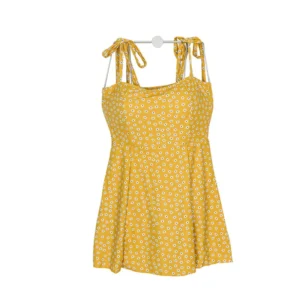 Korean Style Printed Beach Dress One Piece Beach Wear