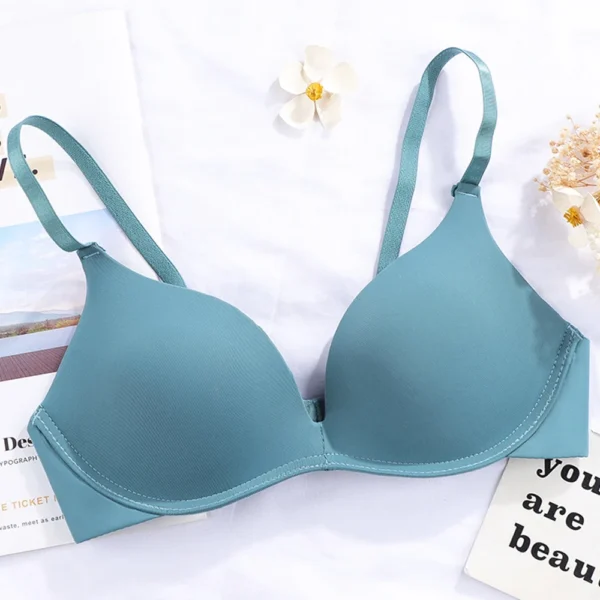 Women'S Wireless Girls Gather Up Bra Sexy Bra Seamless Bra