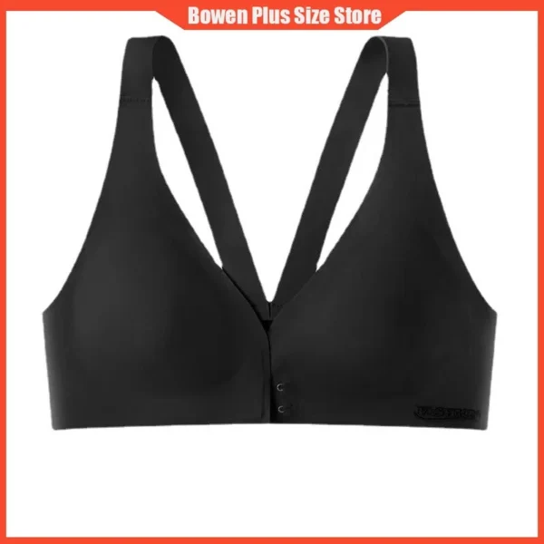 Seamless Bra Plus Size Sexy Push Up Bra Wireless Front Buckle Bra - Image 2