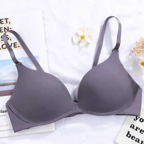 Women'S Wireless Girls Gather Up Bra Sexy Bra Seamless Bra - Image 3