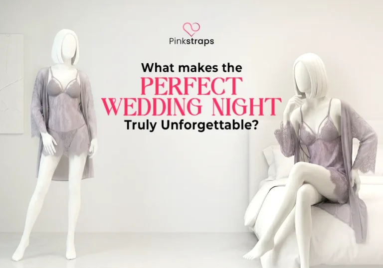 Hot Nighty for Bridal - Pink Straps