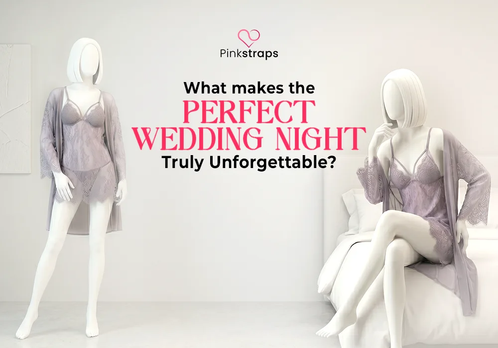 Hot Nighty for Bridal - Pink Straps